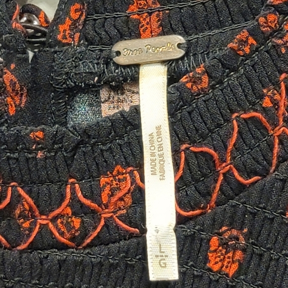 Free People "Flowers in the Hair" Smock Tunic ‐ L - Picture 7 of 9